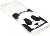 Panda hoesje Geschikt voor Samsung Galaxy S8 Plus