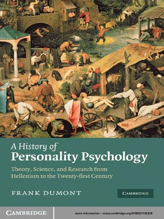 A History of Personality Psychology - cover