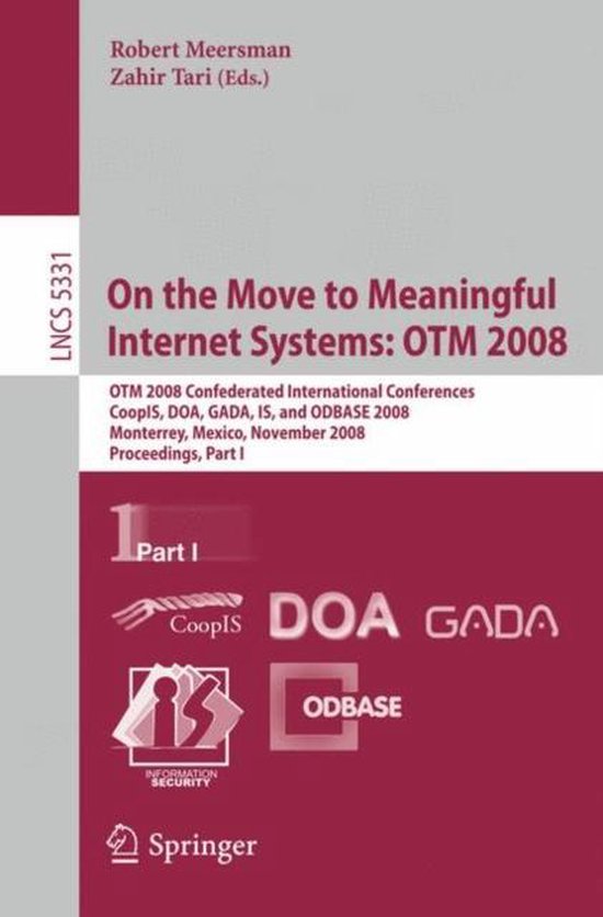 On The Move To Meaningful Internet Systems: Otm 2008 - cover