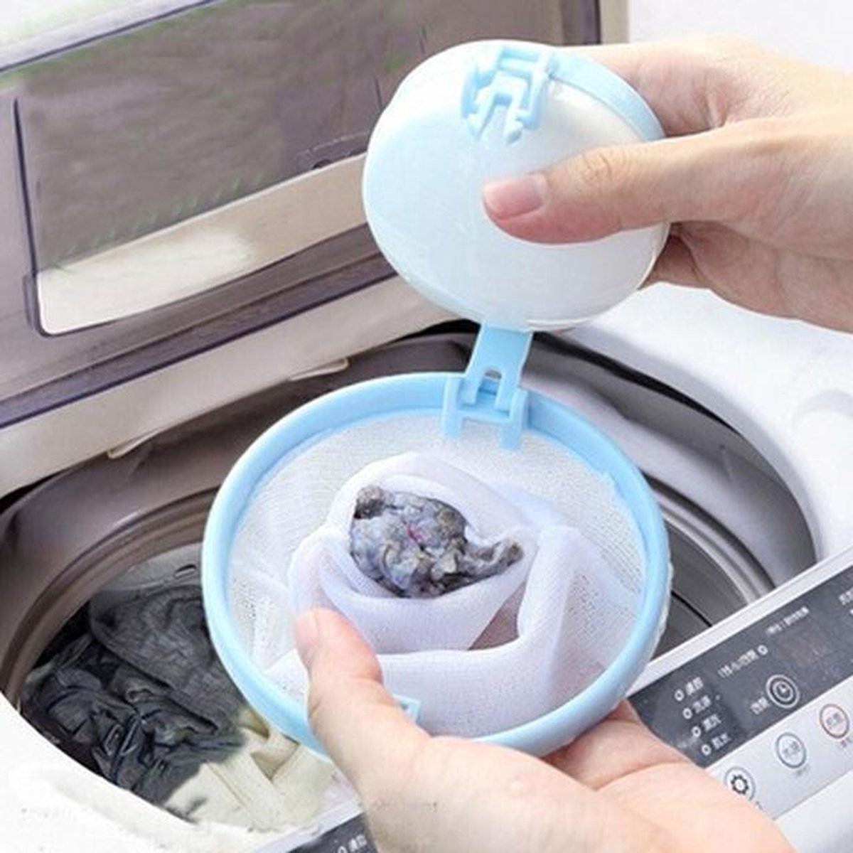 duurzame grondstof Schurk Aarde Wasmachine Haarverwijderingbol - Wasbal Opvangfilter voor haar en stof -  Magic Wash... | bol.com