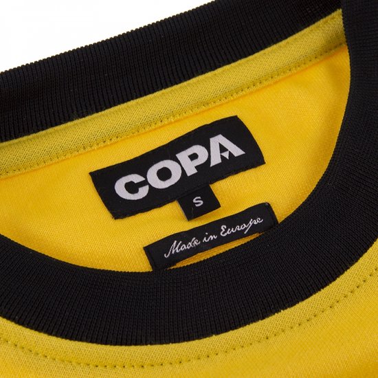 COPA - Berchem Sport 1982 - 83 Maillot de Football Rétro - Hommes - Jaune - L