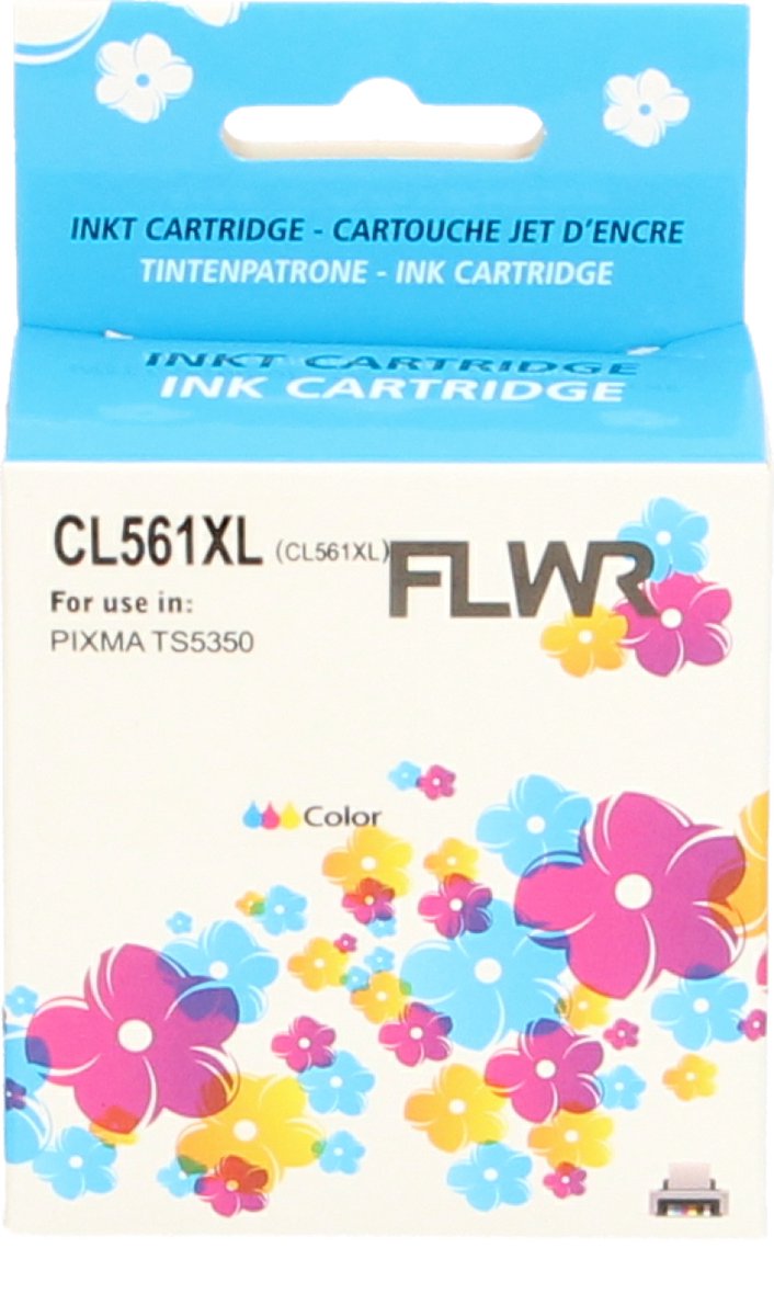 FLWR - Inktcartridge / CL-561XL / Kleur - Geschikt voor Canon