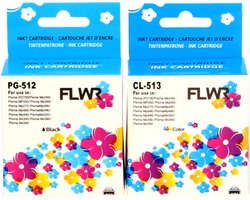 FLWR - Cartridges / Canon PG-512 / CL-513 Multipack / zwart en kleur / Geschikt voor Canon