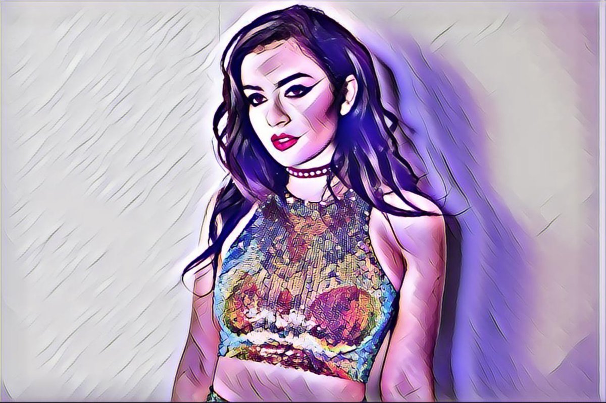 Passionforart.eu Charli XCX 1-4 - Poster - 40 x 50 cm paars