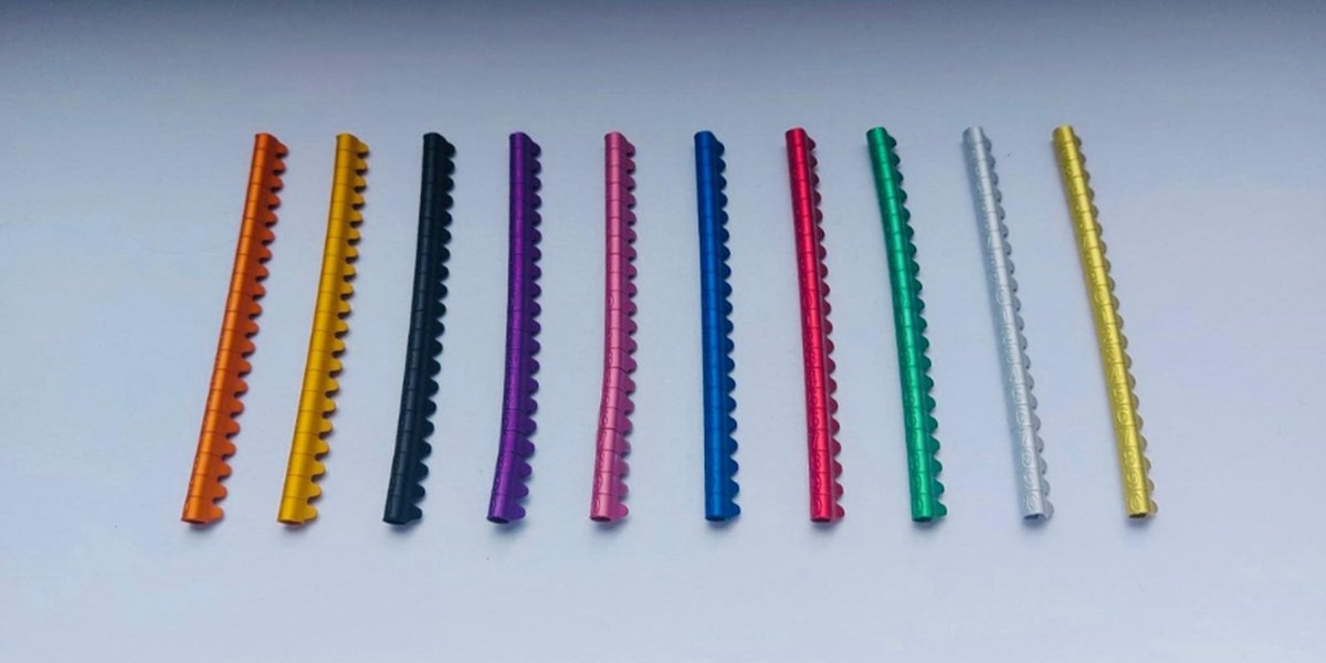 Metalen vogelring- Aluminium knijpringen- Knijpringen 3mm- Kanarieringen- 3mm- 10 staafjes