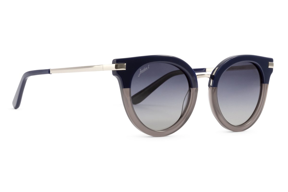 Jackie L Nice ZO-0262B blauw acetaat – blauw dégradé polarised TAC – UV 400