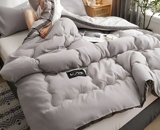 BEDSURE Dekbed, 135 x 200 cm, winterdeken, 450 g/m², warm winterdekbed