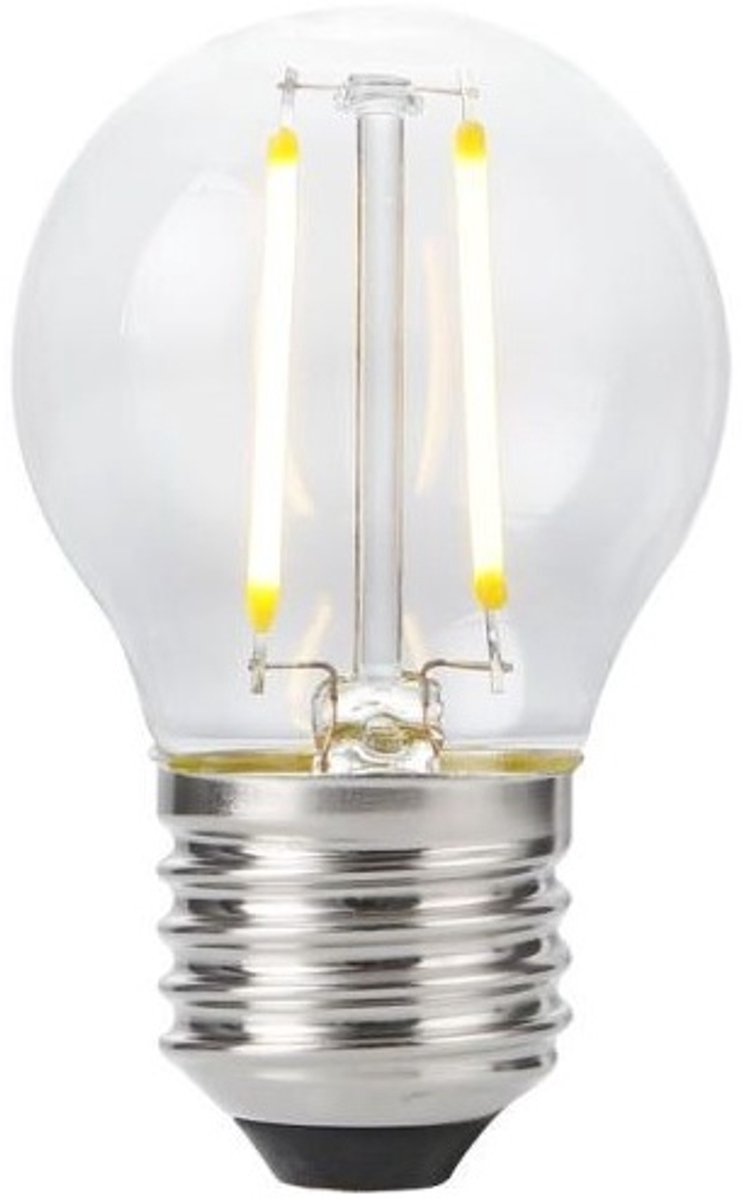 SPL LED Filament Lamp E27 - 2W 140lm 2200K - Extra Warm Wit Licht - G45 - Dimbaar - Ra93 - 1 stuk