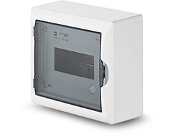 Elektro-Plast verdeelkast - 2501-01 - verdeler - installatiekast - met kunststof afdekkap - 6-posities/modules