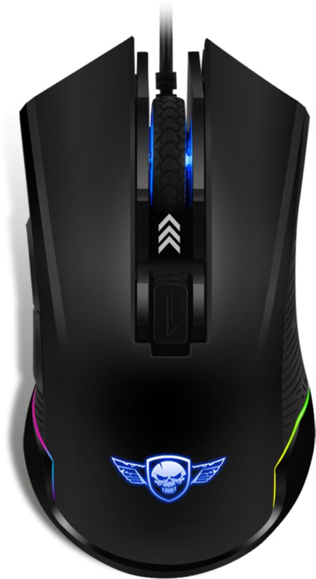 Spirit of Gamer ELITE-M20 Bedrade Gaming Muis - Professionele Optische Sensor met RGB-verlichting en Programmeerbare Knoppen - Rechtshandig