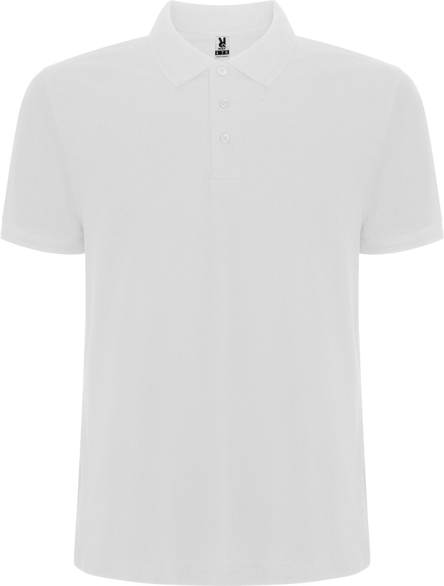 Roly - Pegaso Premium Polo - White 01 maat 3XL