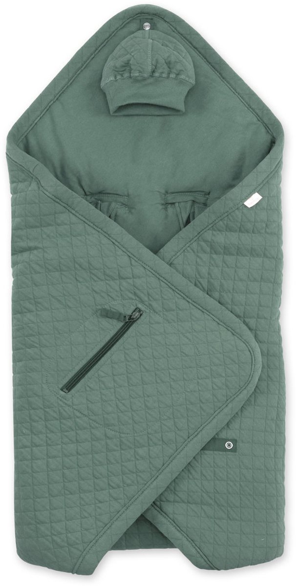 BEMINI Voetenzak - Biside 0-12m - Tussenseizoen comfort - Green