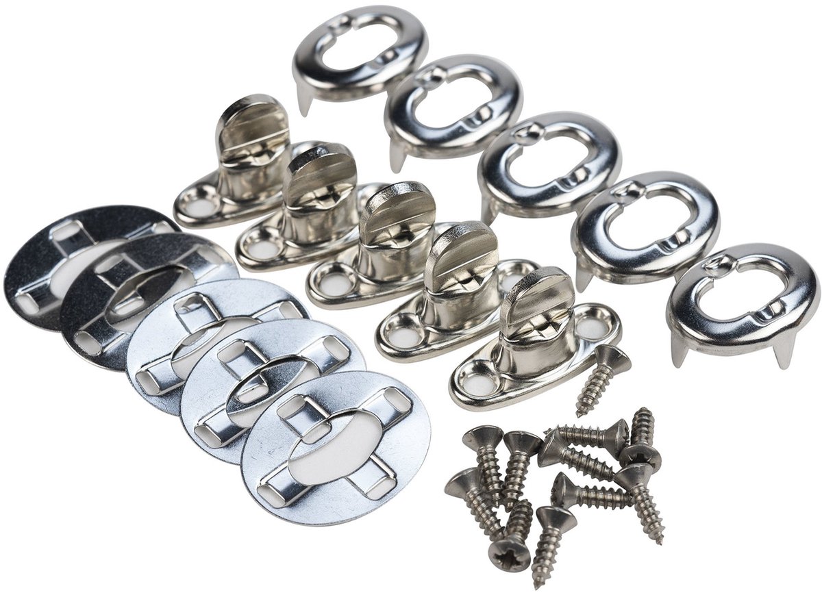 Afdekzeilwinkel - Tourniquet sluiting Rvs 316 10mm set draaisluiting 4 stuks