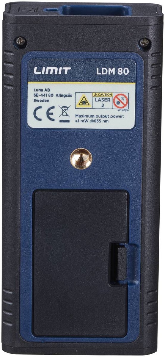 Laser afstandsmeter tot 80 meter nauwkeurigheid +/- 2 mm Limit LDM80