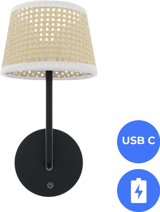 4W LED bedlamp leeslamp flexlamp bedlamp bedlamp leeslamp zwart selectie: 1-delige set zwart