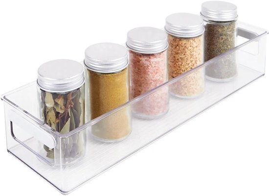 Boîte de Rangement So Clever Classic Transparent - 9,5 x 31,5 x 6,5 cm (XS)