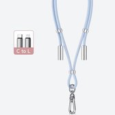 3m USB-C PD 60W Oplaadkabel van Nylon3m USB-C PD 60W Oplaadkabel van