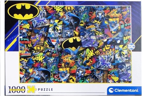 Batman - Puzzel - 1000 stukjes - 28x37cm - Clementoni