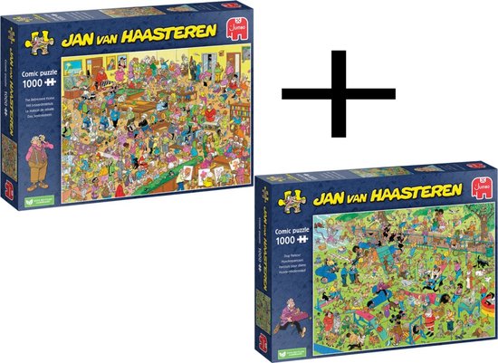 Jan van Haasteren - 2 puzzels - 2 pack - Hondenparcours & Het