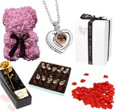 Romantisch Cadeau Pakket - Valentijnsdag 2025 - GreatGift - Luxe cadeau Voor vrouw - Liefde - Valentijn - Trouwen - Verjaardag - Geschenk Box - Cadeau -Love Box -Cadeau Box Met Romantische Cadeaus Voor Haar