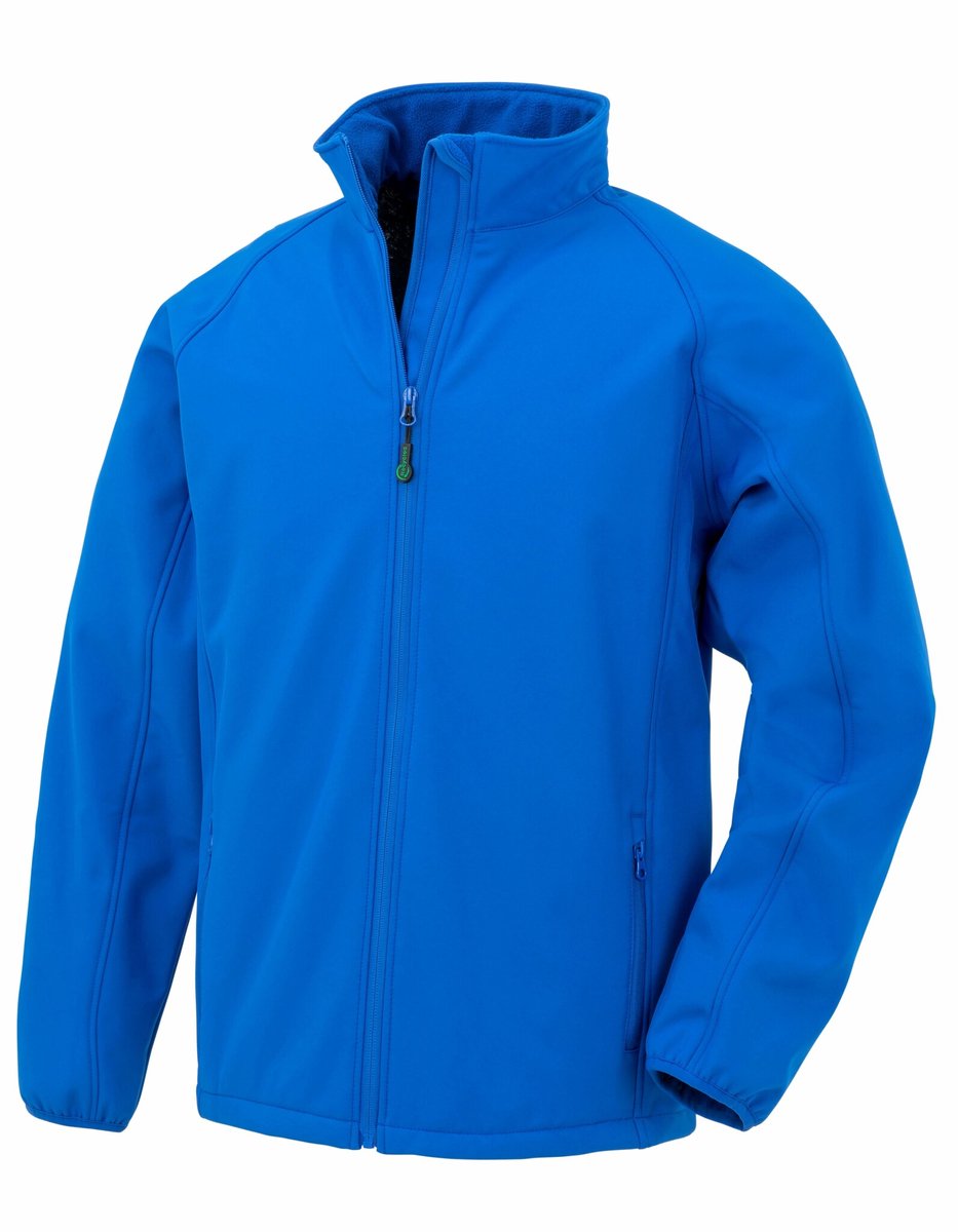 Result Recycled 2-Layer Printable Junior Softshell Jacket RT901J Royal 5-6 Blauw