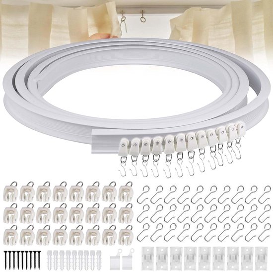 Rail de plafond caché pour rideaux - Rail invisible robuste pour une installatio