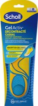 Emballage Scholl GelActiv Casual, bleu et jaune, avec technologie GelWave.