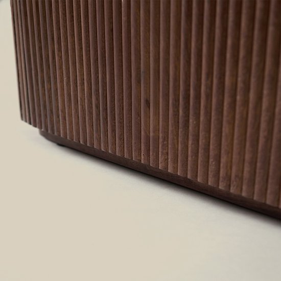 Vloerkleed rechthoekig crème met ingedrukte geometrische motieven en
