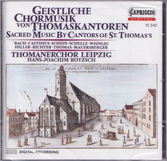 Geistliche Chormusik von Thomaskantoren - Diverse componisten - Thomanerchor Leipzig o.l.v. Hans-Joachim Rotzsch