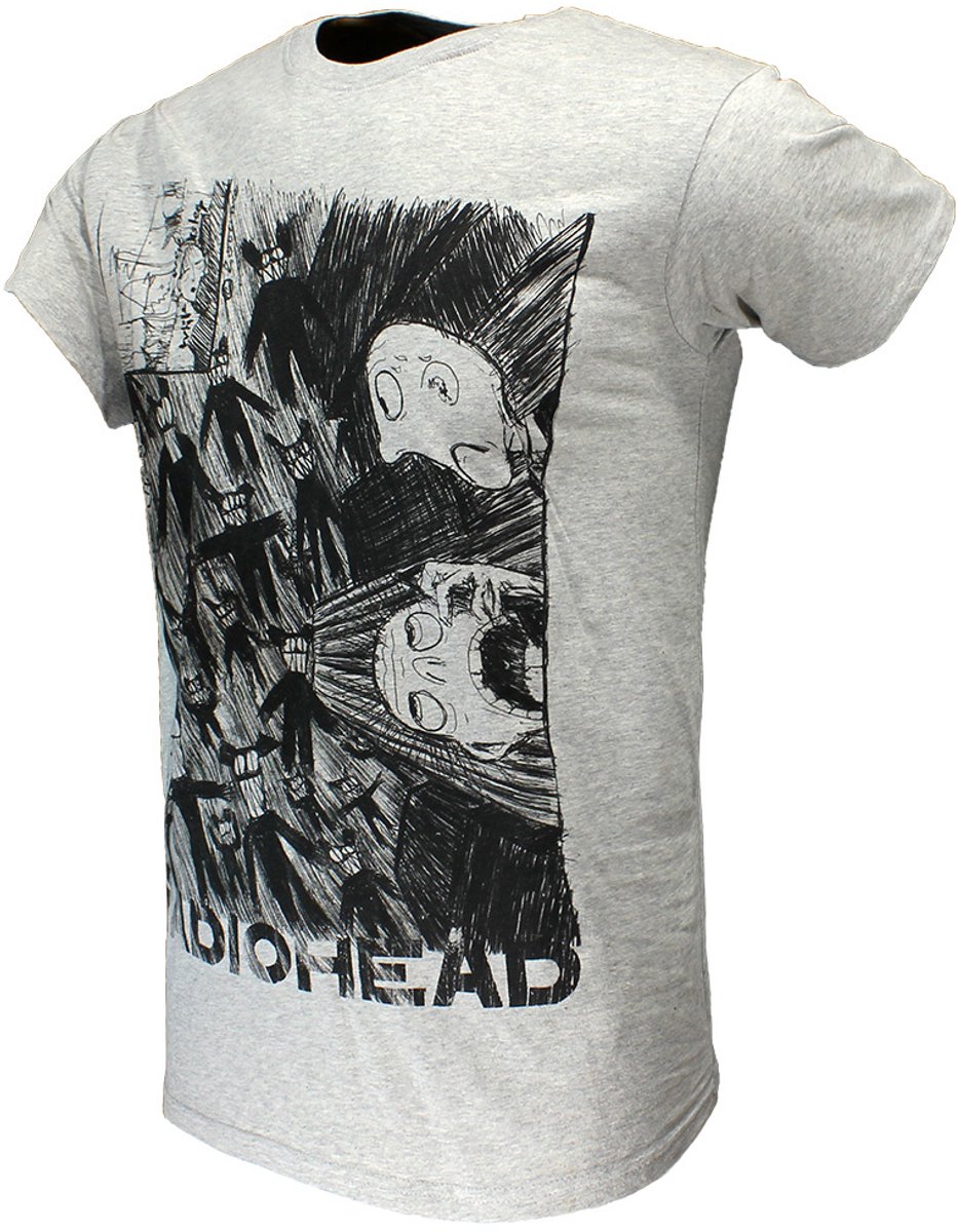 Radiohead Idioteque Scribble T-Shirt - Officiële Merchandise - M