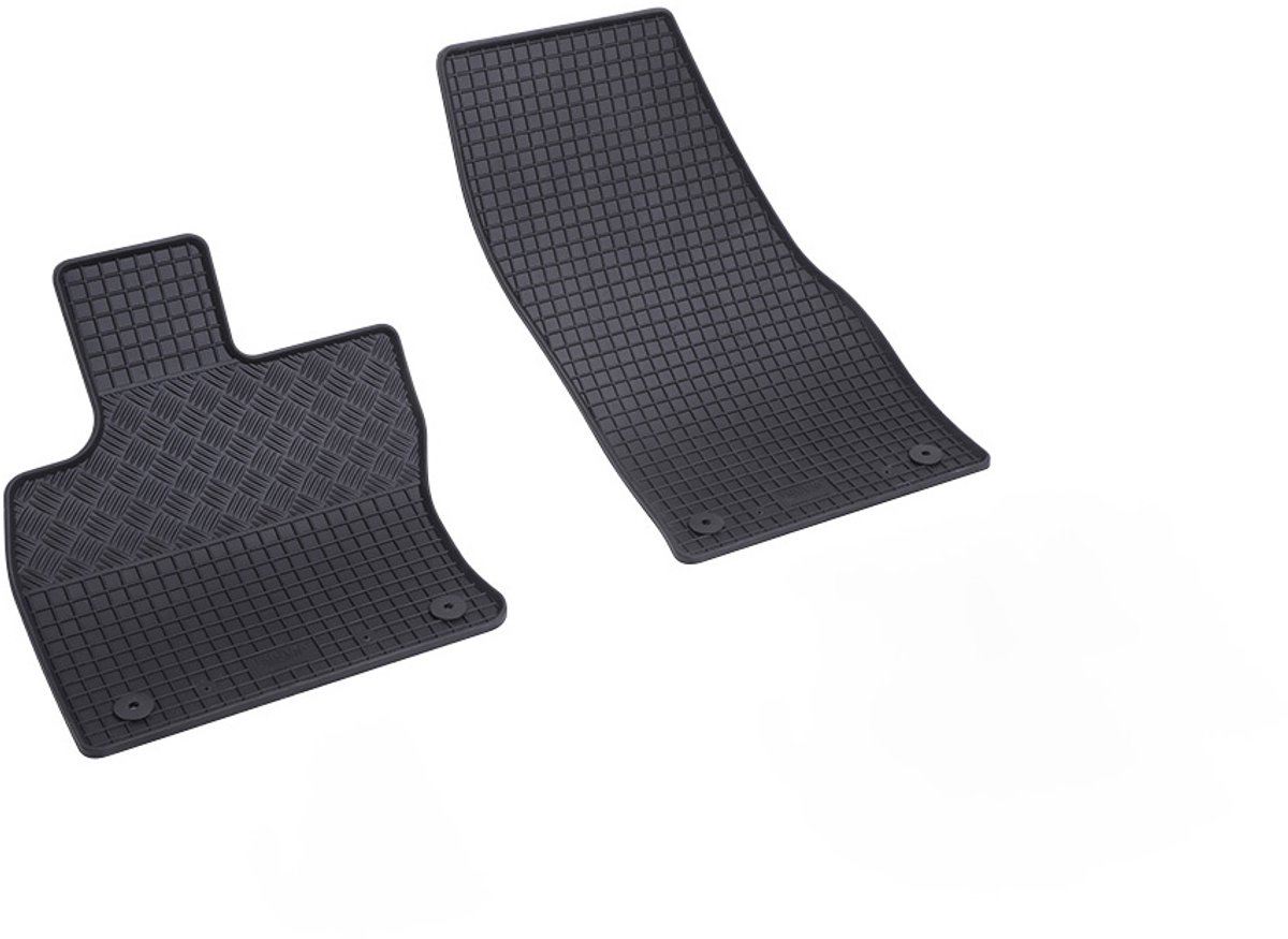 Automatten voor Volkswagen Caddy 4 (SB) (vanaf 2020) en Ford Transit Connect (2025-heden) - 2-delig - Rubber