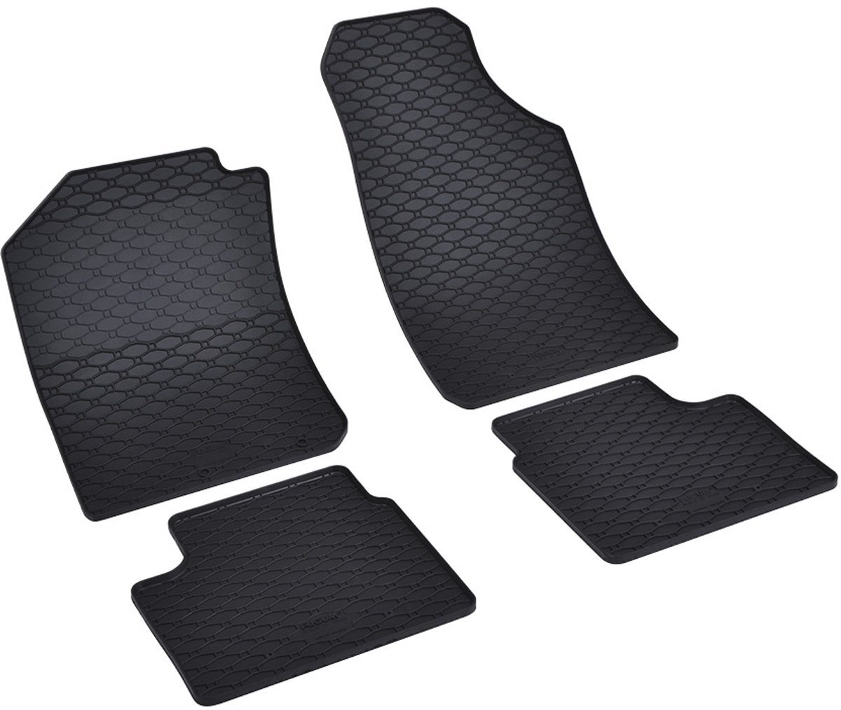 Automatten voor Dacia Spring (vanaf 2021), Dacia Spring (vanaf 2024) - 4-delig - Rubber