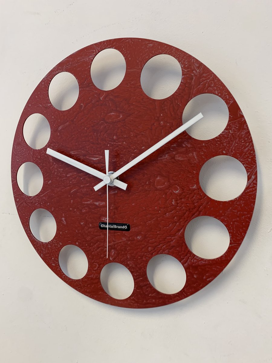 MOSACLOCK RED LABEL Wandklok Modern Industrieel Design