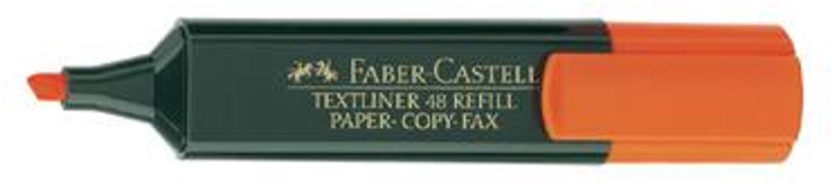 Faber-Castell 154815 markeerstift 1 stuk(s) Beitelvormige punt Oranje