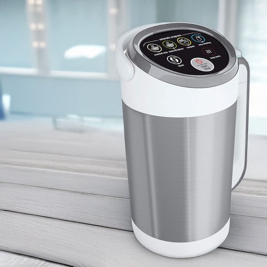 ApexArte® Soepmaker - Blender - Sojamelk Maker - Wit en Grijs van Merkloos — afbeelding 4