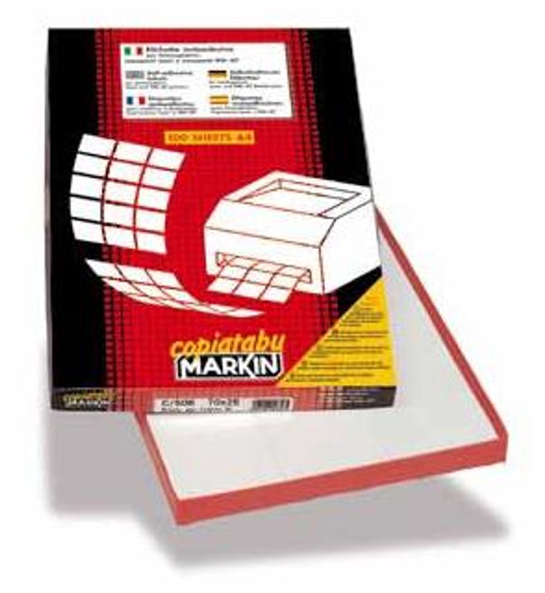 Markin 210C581 printeretiket Wit