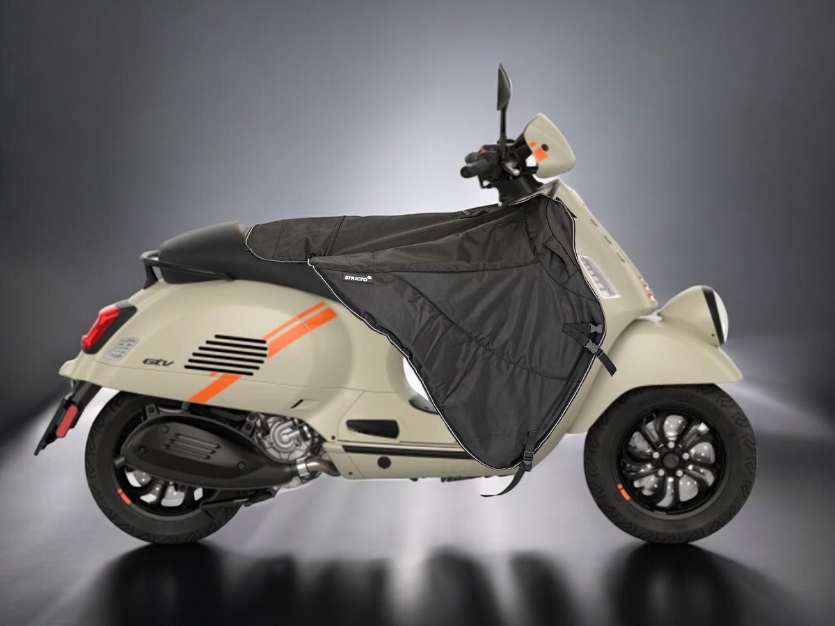 Beenkleed Stricto Premium Zwart | Piaggio / Vespa / China Scooter – foto 7