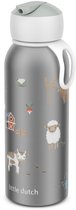 Gourde isotherme flip-up Mepal Campus – 350 ml – 12 heures froide / 9 heures chaude – Gourde avec paille pour enfant – Little Farm