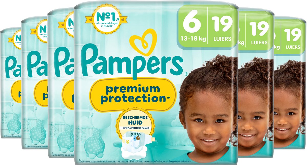 Pampers Premium Protection Maandbox maat 6