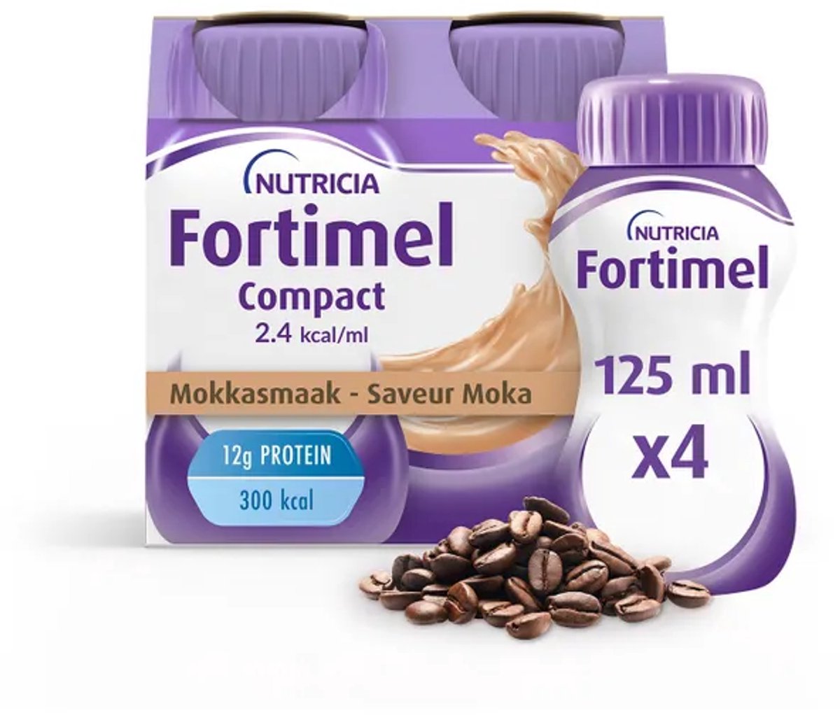 Fortimel Compact Mokka Flesjes 4x125 ml