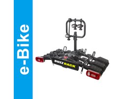 BuzzRack E-Scorpion LITE 3 opvouwbare fietsendrager - 3 elektrische fietsen op trekhaak