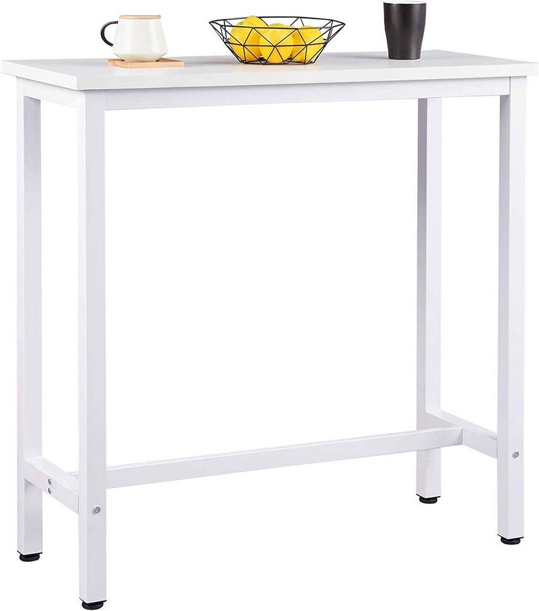 Bolt Edge Bartafel Deluxe - Wit - Keuken - Rechthoekig - Hout/metaal - 100x40x100cm