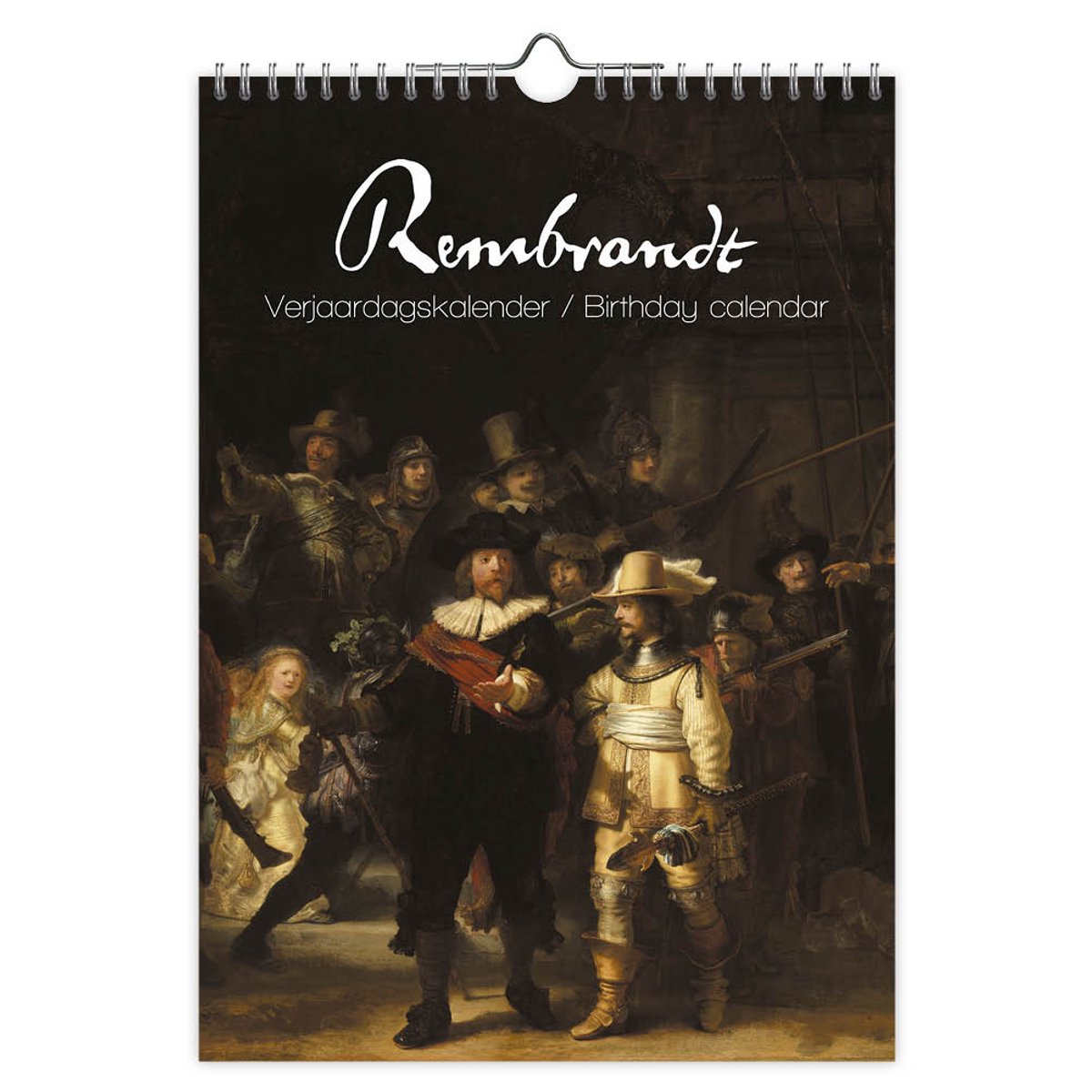 Rembrandt verjaardagskalender - A4