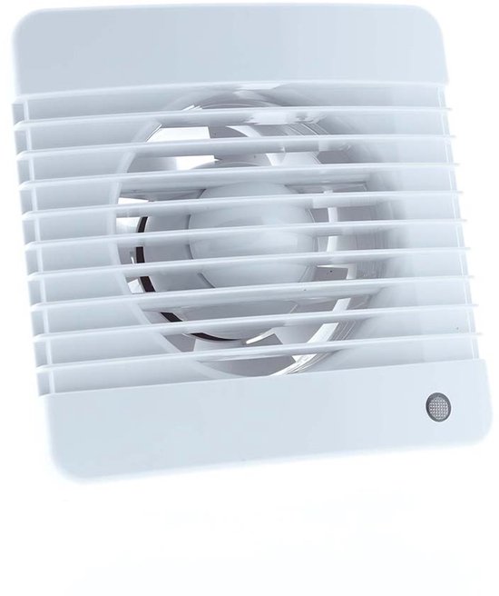 Ventilateur salle de bain blanc Ø100mm avec minuterie