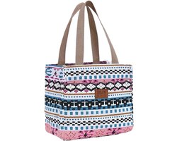 Bovista Koeltas - Koelbox - Koelelementen - Coolbox - Auto - Lunchtas - Strand - Roze