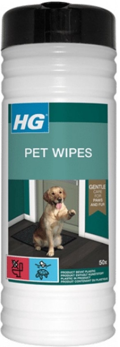 HG pet wipes huisdieren schoonmaakdoekjes