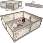 Lionelo Willow XL - Box voor baby's - vanaf 0-48 maanden groot oppervlak 187 cm x 207 cm x 68 cm