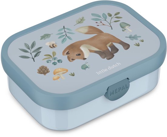 Broodtrommel Wit - Lunchbox Giraffen - Cartoon - Crème - Brooddoos
