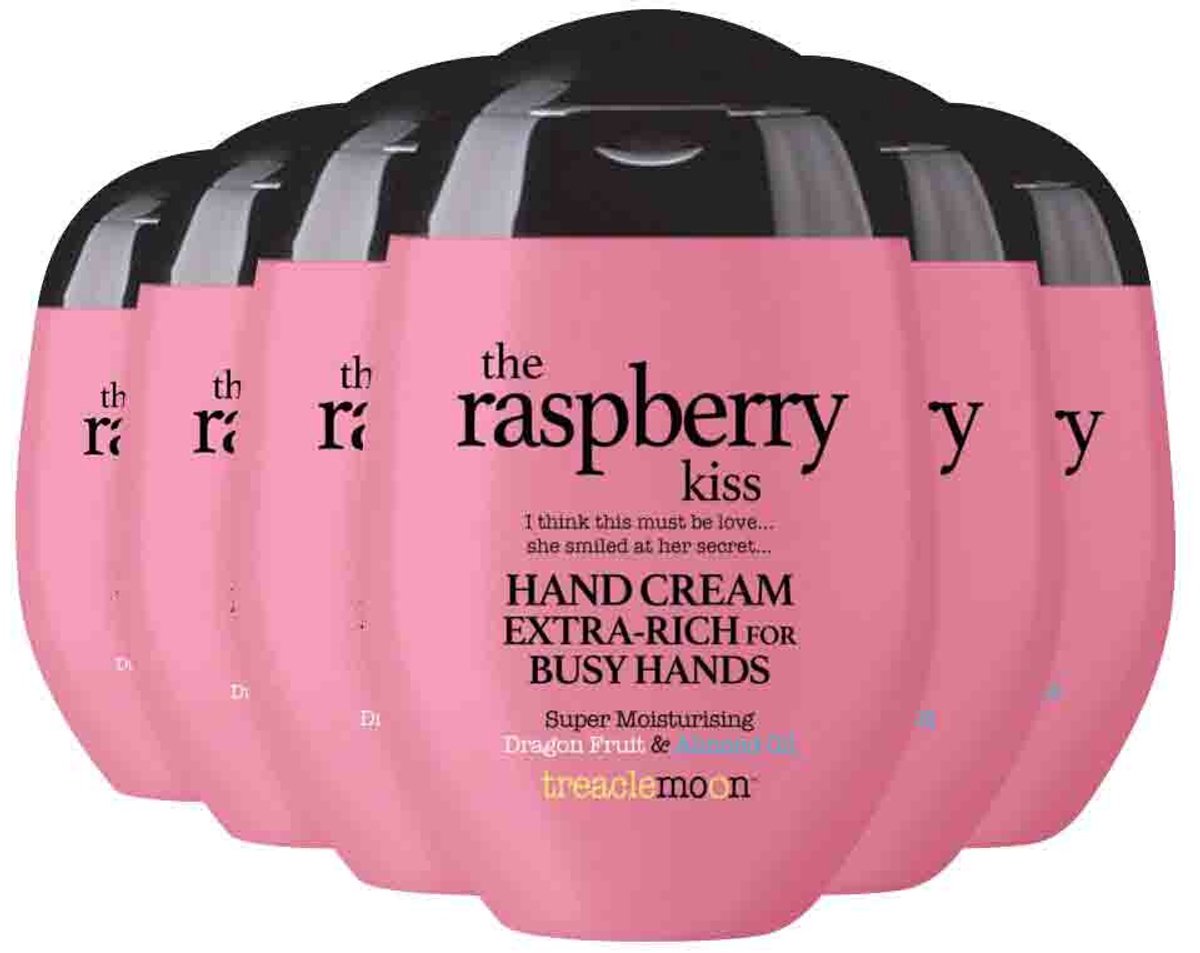 Treaclemoon Handcreme Raspberry Kiss - 6x75 ml - Voordeelverpakking