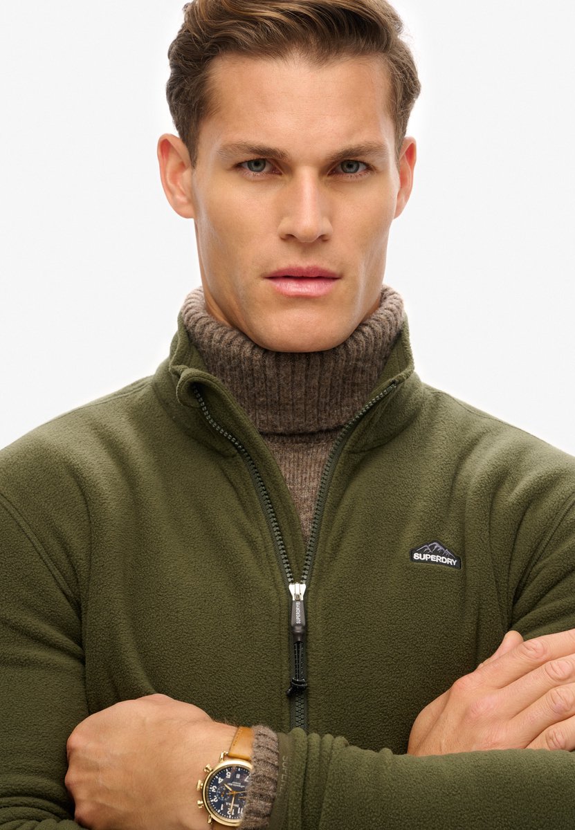 Superdry Polar Fleece Vest Heren Groen